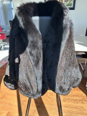 High-end mink fur coat